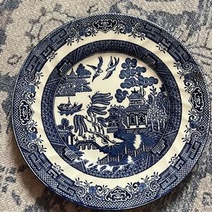 Royal Wessex blue and white plate